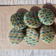 Three Sisters Tweed Buttons - 3 6 image 1