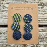 Three Sisters Tweed Buttons - 3 2 image 1