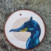 Shag on wood slice image 1