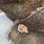 Three Sisters Tweed Hooded scarf image 2