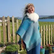 Two Sisters Tweeds Poncho Cloak image 6