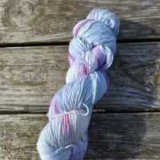 Hand-Dyed Yarn: 75% Merino, 25% silk, 4ply image 2