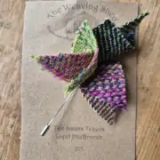 Tweed lapel pin brooch -Aurora image 1