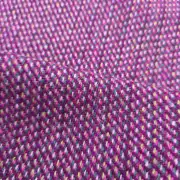 Two Sisters Tweed Fabric - pink and green heather image 4