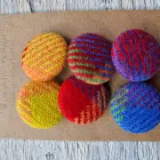 Amor Tweed Buttons - 3 image 1