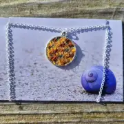 Two Sisters Tweed necklace image 1