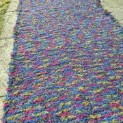 Handwoven pure wool rug image 1