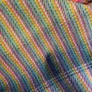 Two Sisters Tweed Throw Lambswool - rainbow! image 7