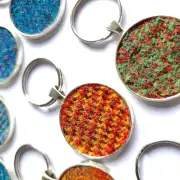 Harris tweed keyring image 3