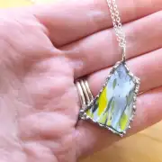 Sea Glass Necklace ultra rare colours image 6