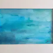 Mini Original Watercolour of a seascape image 1