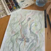 Medium Original watercolour of a seal image 2