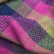 Two Sisters Tweed Fabric - Aurora Check #1 image 5