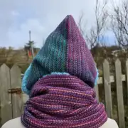 Two Sisters Tweeds Hooded scarf image 4