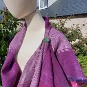 Three Sisters Tweed Shawl Lambswool - Aurora - 2 image 3