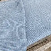 Three Sisters Tweed Fabric - Sky blue image 4