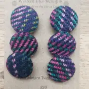 Three Sisters Tweed Buttons image 1
