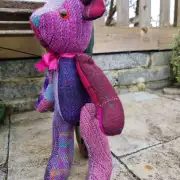 Tweed Teddy Bear image 7