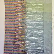 Textile Wall Art - 'tying-in' image 1