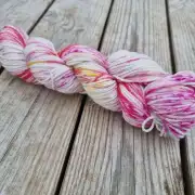 Hand-Dyed Yarn: 75% Merino, 25% Mulberry Silk, DK image 3