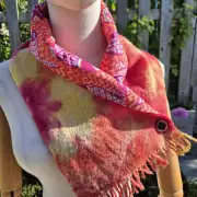 Two Sisters Tweed neck warmer image 1