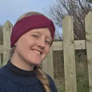 Hand Knitted cashmere and lambswool headband image 3