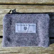 Two Sisters Tweed Zip Purse image 1