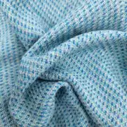 Two Sisters Tweed Fabric - turquoise sea image 5