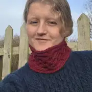 Hand Knitted cashmere & lambswool  headband/cowl image 6