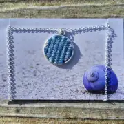 Two Sisters Tweed necklace image 1