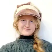 Harris Tweed cap hat 59cm image 6