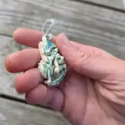 Ceramic Necklace seaweed tangle image 8