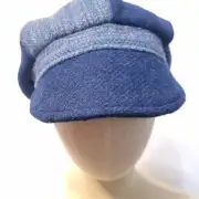 Harris Tweed cap hat 56cm image 2