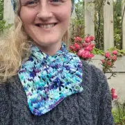 Hand Knitted merino neckwarmer image 7