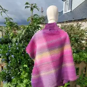 Three Sisters Tweed Shawl Lambswool - Aurora - 2 image 2
