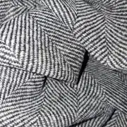 Two Sisters Tweed Fabric -  Hebridean Rocks  light grey image 5