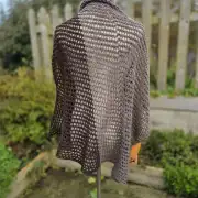 Hand Knitted merino shawl image 7