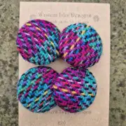 Two Sisters tweed buttons image 1