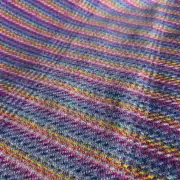 Two Sisters Tweed Throw Lambswool - rainbow! image 6