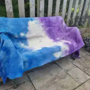 Handwoven Dyed Tweed Blanket image 3
