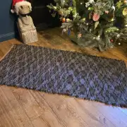 Handwoven pure wool rug image 7