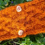 Hand Knitted gotland headband image 7
