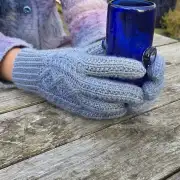 Hand dyed gloves - L image 2