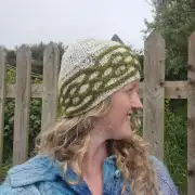 Hand Knitted gotland and UistWool hat image 2
