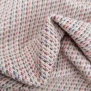 Two Sisters Tweed Fabric - sandy heather cream image 4
