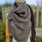 Hand Knitted merino shawl image 15
