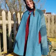 Two Sisters Tweeds Cloak with Enamelled Clasp image 2