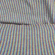 Three Sisters Tweed Fabric - Rainbow - turquoise image 2