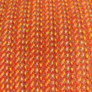 Three Sisters Tweed Fabric - autumn red orange image 1