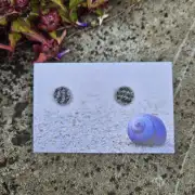 Harris tweed stud earrings image 1